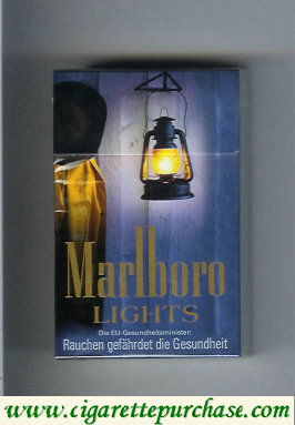 Marlboro collection design 1 Lights 20 filter cigarettes hard box